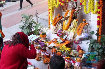  मनाइयो श्रीपञ्चमी, गरियो सरस्वतीको पूजा 